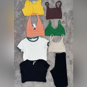 Crops/ halter top bundle